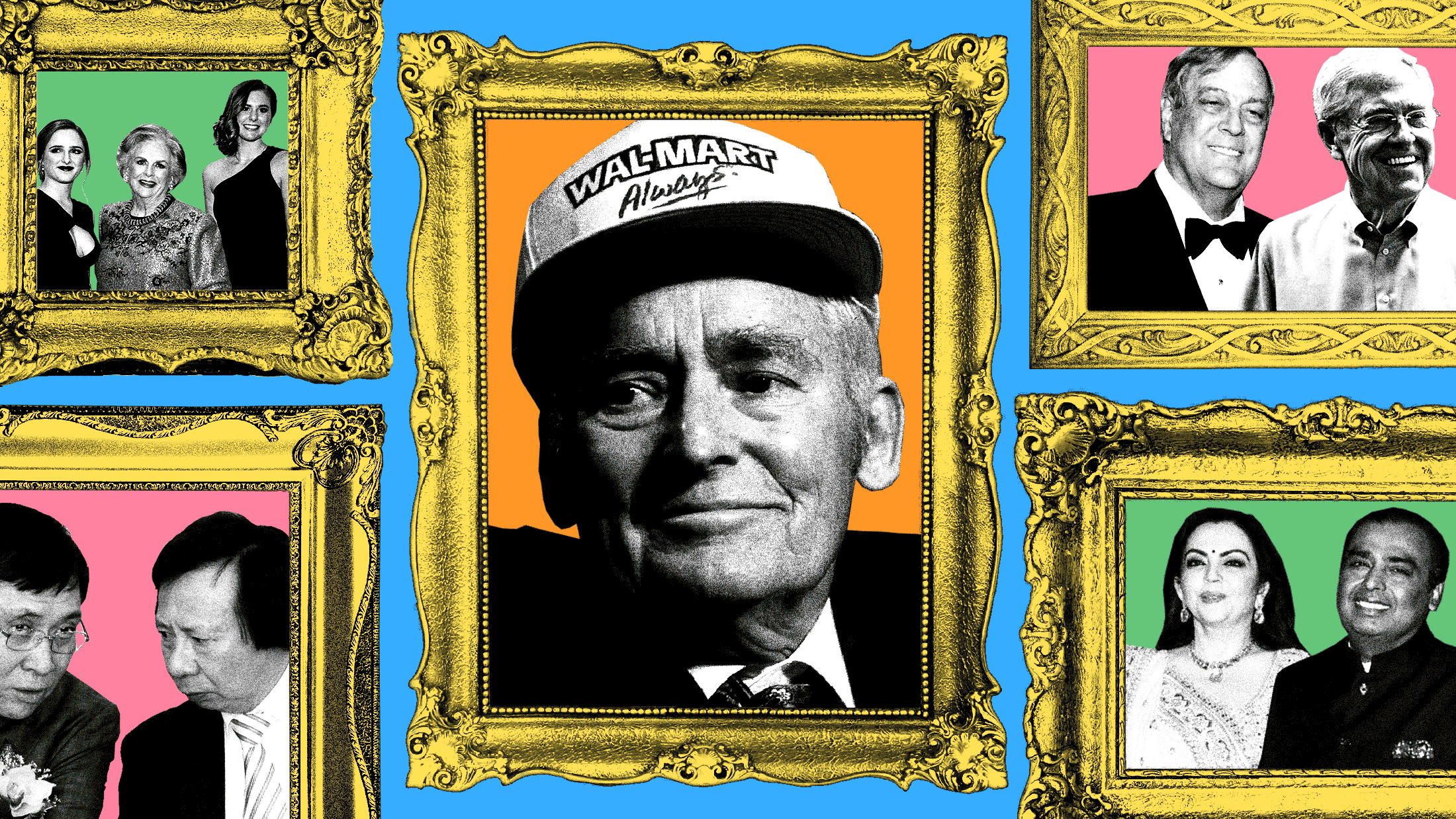 25 gia tộc giàu có nhất thế giới: Châu Á có 3 đại diện, các gia đình công nghệ "vắng bóng"