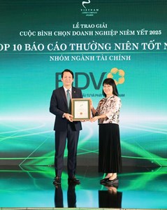 BIDV nhận giải Báo cáo thường niên tốt nhất lần thứ 3 liên tiếp