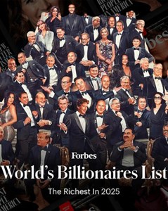 Thế giới năm qua đón chào thêm 287 tỷ phú USD mới đến từ mọi lĩnh vực