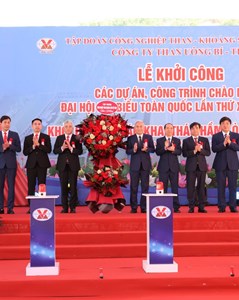 TKV khởi công dự án trọng điểm chào mừng Đại hội Đảng toàn quốc lần thứ XIV