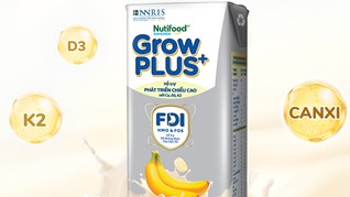 Nutifood GrowPLUS+ vị tr&#225;i c&#226;y - Th&#234;m thơm ngon, th&#234;m dinh dưỡng cho b&#233; - Ảnh 1
