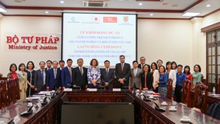 Khởi động dự &#225;n “Tăng cường trợ gi&#250;p ph&#225;p l&#253; cho người ngh&#232;o v&#224; đối tượng yếu thế” - Ảnh 4