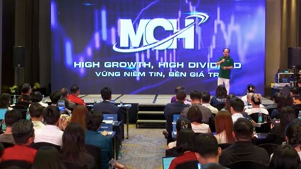 Masan Consumer (MCH): Chốt lộ trình niêm yết HOSE trong tháng 12, logo mang hình tượng hai hạt lúa và đường cong đi lên