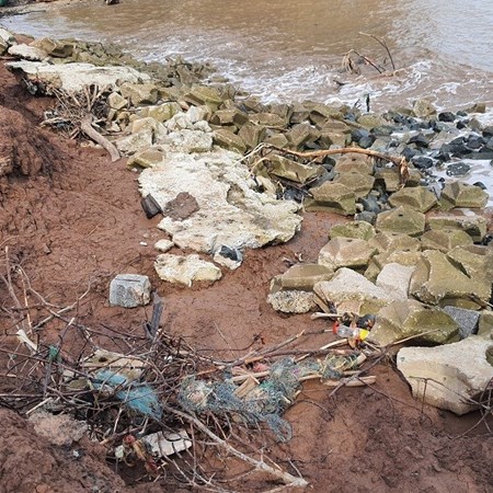 Cà Mau phê duyệt dự án chống xói lở bờ biển hơn 185 tỷ đồng