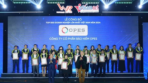 Tăng trưởng ấn tượng, OPES lần đầu lọt Top 500 doanh nghiệp lớn nhất Việt Nam 2024