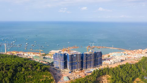 Hòa Bình cất nóc công trình Hill Side – Khu Parcel 1,2