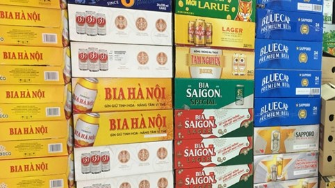 Giá bia rục rịch tăng trước Tết