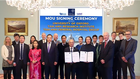 Đại học Oxford và Viện Nghiên cứu, Bệnh viện Tâm Anh ký hợp tác song phương