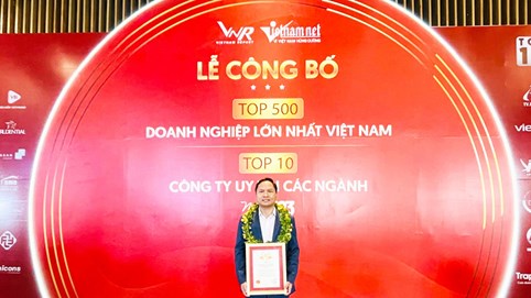 Tập đoàn Austdoor tăng 30 hạng trên BXH top 500 doanh nghiệp lớn nhất Việt Nam 