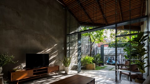 Thiết kế không giới hạn giữa nhà và vườn đem lại cảm giác tự do