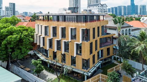 Tòa nhà văn phòng với 10 không gian làm việc khác nhau