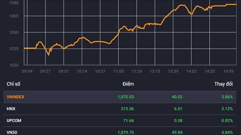 Chứng khoán tăng kỷ lục