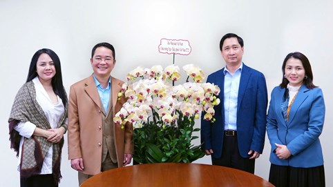 Lãnh đạo Báo Pháp luật Việt Nam chúc mừng Bệnh viện Tâm Anh nhân Ngày Thầy thuốc Việt Nam 27/2