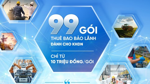 Combo siêu ưu đãi cho doanh nghiệp với 99 gói Thuê bao bảo lãnh từ VietinBank