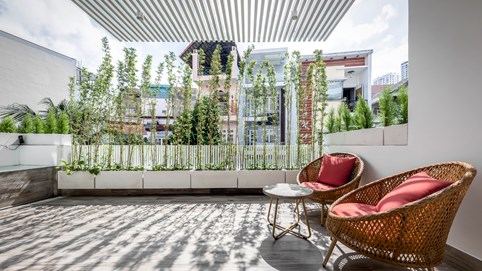 Ngôi nhà được thiết kế trong 'mùa Covid': Không có phòng ngủ riêng, tối ưu sân chơi