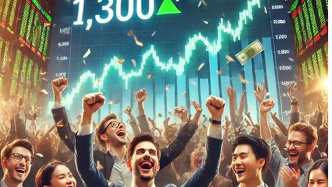 Chứng khoán vượt 1.300 điểm: Khởi đầu một con sóng mới hay tiếp tục 