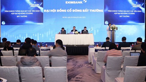 Cổ đông Eximbank nhất trí cao thông qua bầu thành viên Ban Kiểm soát và sửa điều lệ