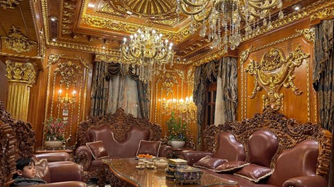 Biệt thự 7 tầng của đại gia ngành sắt Việt giàu lên từ thu mua sắt vụn: Độ hoành tráng sánh ngang lâu đài, tổng giá trị cỡ 300 tỷ