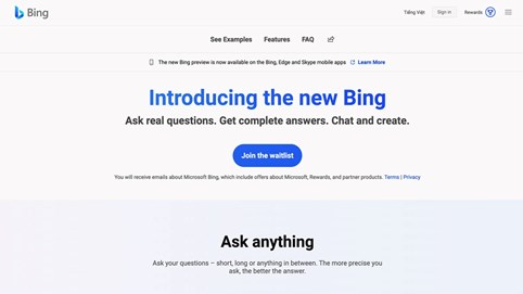 Bing AI - phần mềm được xem thông minh hơn cả ChatGPT