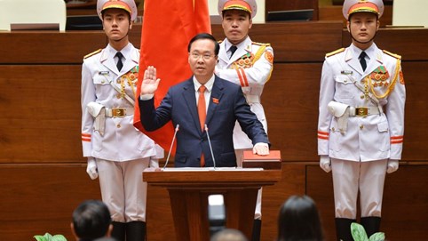 Tân Chủ tịch nước Võ Văn Thưởng tuyên thệ trước đồng bào, cử tri cả nước