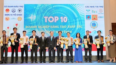 Tipharco vào Top 10 Doanh nghiệp Việt Nam điển hình sáng tạo lần thứ 7 năm 2024