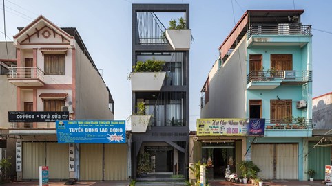 Nhà ống ở Bắc Ninh với mặt tiền nổi bật, bên trong rộng rãi nhờ cách thiết kế thông minh