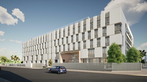 Tập đoàn Xây dựng Hòa Bình trúng thầu dự án Trường THCS – THPT Đinh Thiện Lý 2 trị giá gần 400 tỷ đồng