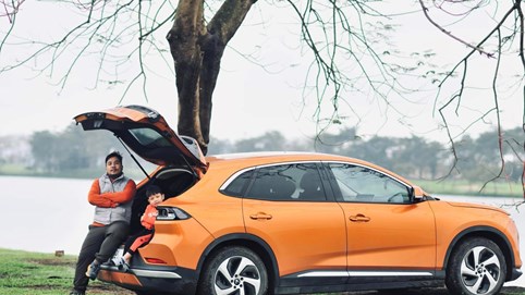 Người dùng kể những khoảnh khắc hạnh phúc bên gia đình cùng xe điện VinFast