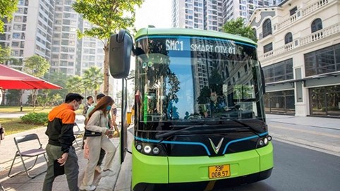 Hà Nội sẽ mở tuyến buýt điện thứ 4 từ Hào Nam đến Ocean Park