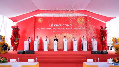 Vingroup khởi công dự án Vinhomes Green City tại Long An