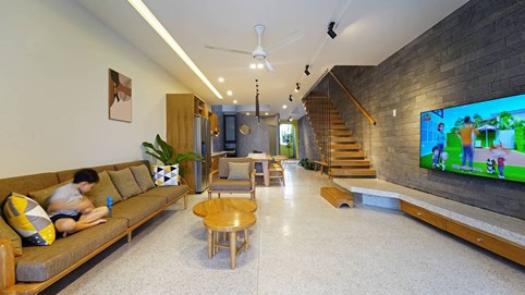 Không gian sống ngập tràn nắng gió trong ngôi nhà ở Đà Nẵng