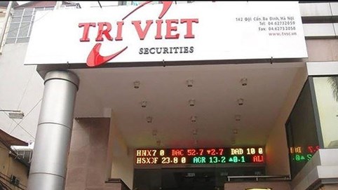 Chứng khoán Trí Việt dự kiến tạm ứng cổ tức tiền mặt với tỷ lệ 10%