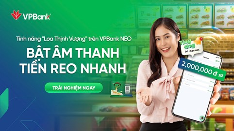 VPBank NEO ra mắt tính năng chia sẻ biến động số dư cho nhân viên cửa hàng