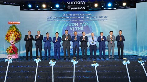 Suntory Pepsico Việt Nam khởi công xây dựng nhà máy thứ 6 tại Long An