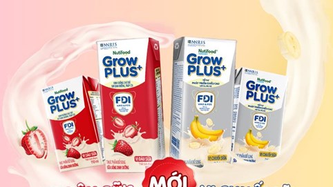 Nutifood GrowPLUS+ vị trái cây - Thêm thơm ngon, thêm dinh dưỡng cho bé