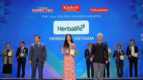 Giải thưởng Rồng Vàng 2024 - Herbalife được vinh danh Top 50 Doanh Nghiệp FDI Tiêu Biểu tại Việt Nam
