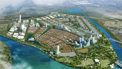 Công ty con của Kinh Bắc (KBC) đã nộp 100% tiền sử dụng đất trước hạn cho Dự án Khu đô thị và Dịch vụ Tràng Cát