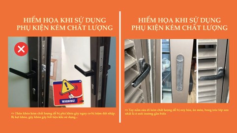 Bí quyết chọn phụ kiện cửa để tránh tai nạn thương tật, 