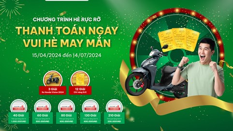 Thanh toán nhanh, nhận ngay cơ hội trúng lớn với FE CREDIT