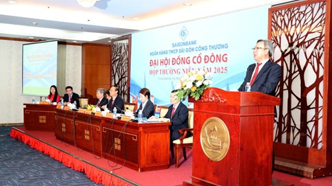 ĐHĐCĐ SAIGONBANK (SGB): Đặt mục tiêu lợi nhuận 300 tỷ đồng cho năm 2025, sắp tăng vốn điều lệ 10%