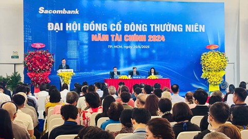 ĐHĐCĐ Sacombank (STB): Hé lộ khoản lãi treo 57.605 tỷ đồng từ vụ Trầm Bê, khẳng định không mua lại SBS; Dự kiến chia cổ tức sau 11 năm, thâu tóm công ty chứng khoán