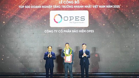 OPES dẫn đầu ngành bảo hiểm phi nhân thọ trong bảng xếp hạng FAST500