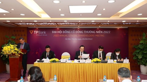 ĐHĐCĐ TPBank: Công nghệ đang đi trước các ngân hàng khác, mục tiêu tổng tài sản đạt 350.000 tỷ đồng