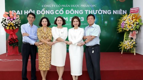 ĐHĐCĐ 2023 Dược phẩm OPC: quý 1 doanh thu sụt giảm, đặt mục tiêu tăng nhẹ doanh thu và lãi trong năm 2023