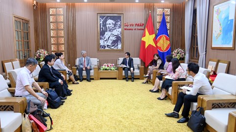 Việt Nam - Nhật Bản: Tăng cường hợp tác trong lĩnh vực đào tạo luật sư đáp ứng yêu cầu phát triển mới