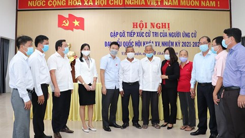 Bộ trưởng Lê Thành Long: Tiếp tục làm tốt nhiệm vụ của người đại biểu nhân dân