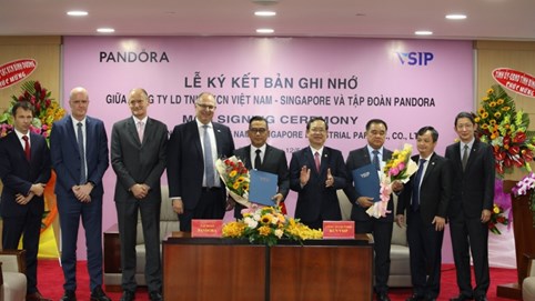 Pandora đầu tư 100 triệu USD xây dựng cơ sở chế tác trang sức tại Bình Dương