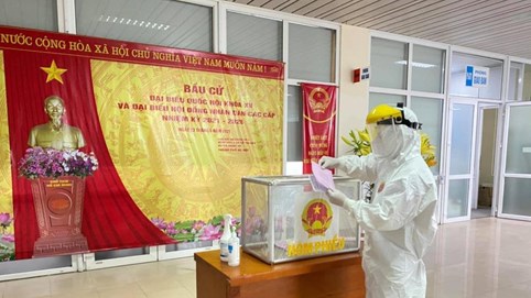 Hơn 2.200 cử tri bầu cử trong 'tâm dịch' Bệnh viện K