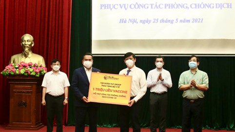 T&T Group trao tặng 1 triệu liều vắc xin phòng Covid-19