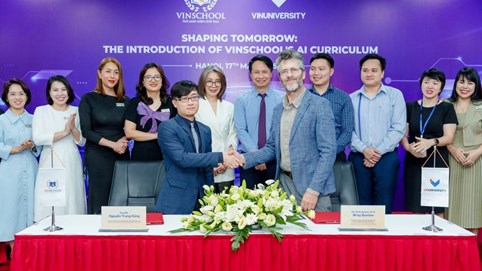 Vinschool triển khai Chương trình Trí tuệ Nhân tạo toàn diện từ mầm non đến lớp 12